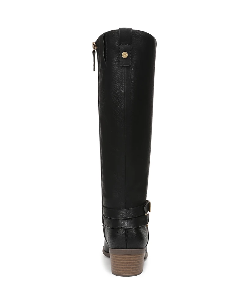 Dr. Scholl's Women's Ivy Zip Tall Round Toe Boots