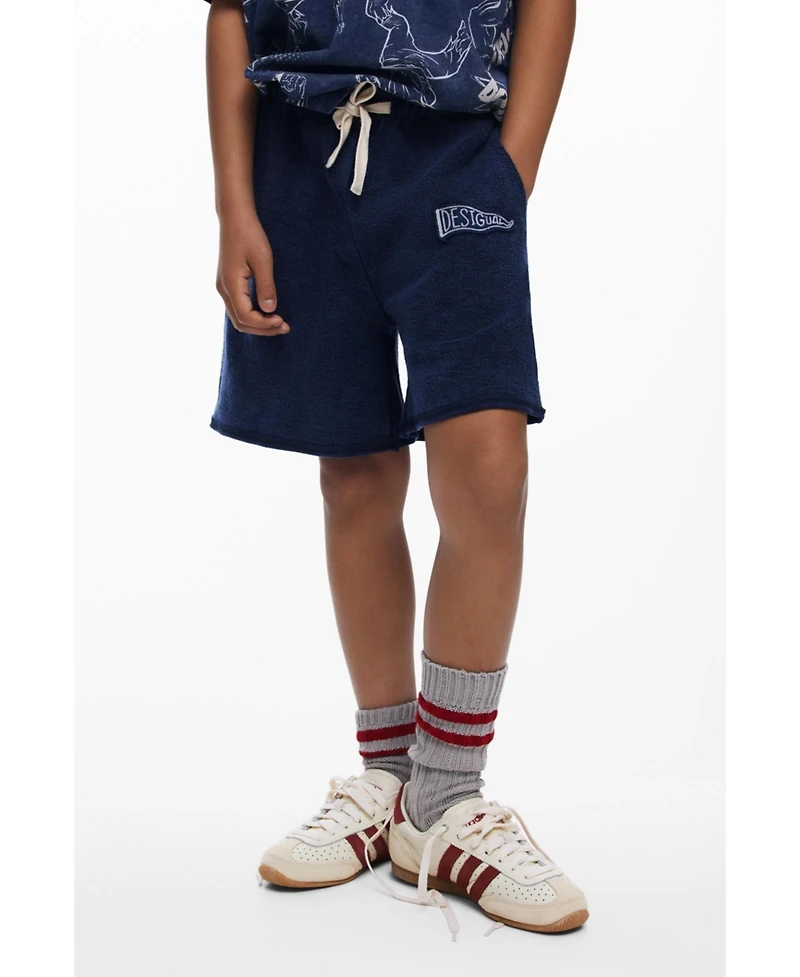 Desigual Boys Embroidered logo bermuda