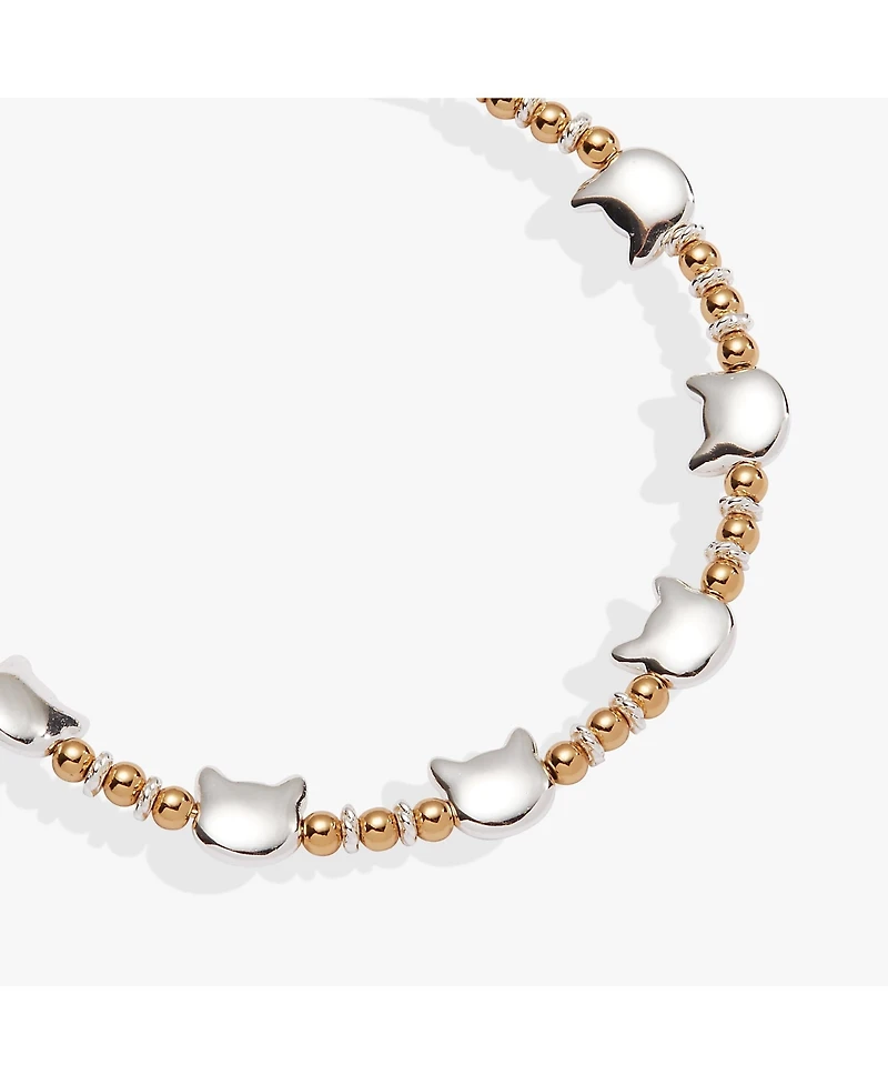 Alex and Ani Cat Beaded Bangle