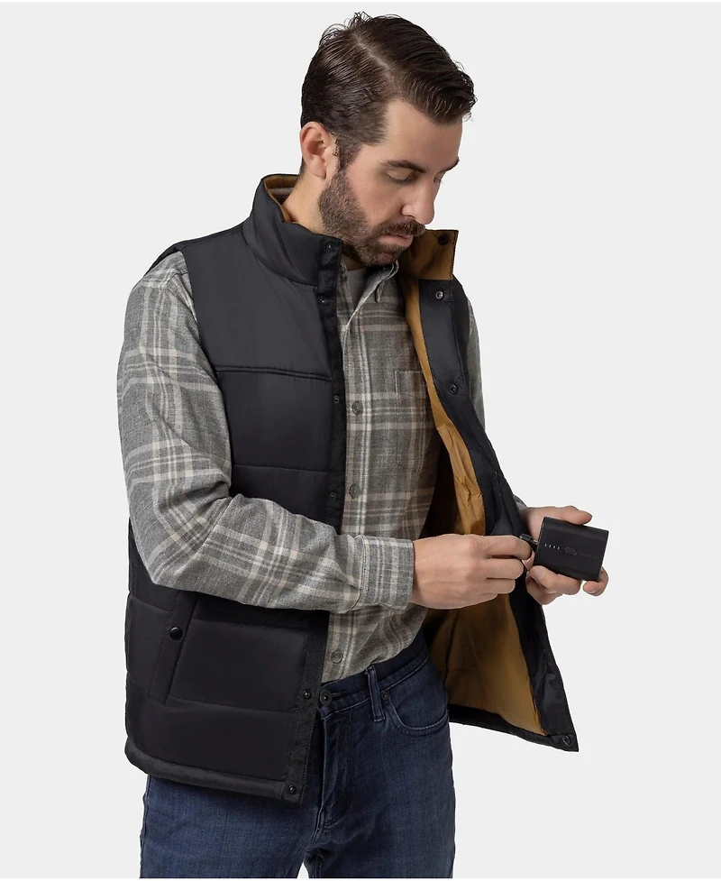 ororo Men's PuffLyte 3-Zone Heated Lightweight Vest