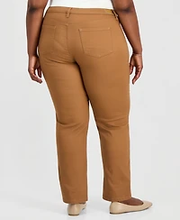 Jones New York Plus Lexington Straight-Leg Jeans