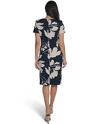 Calvin Klein Women's Square-Neck Sheath Midi Dress
