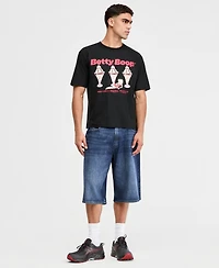 Mode of One Men's Relaxed-Fit Betty Boop Ice Cream Graphic T-Shirt, Macy's Exclusive