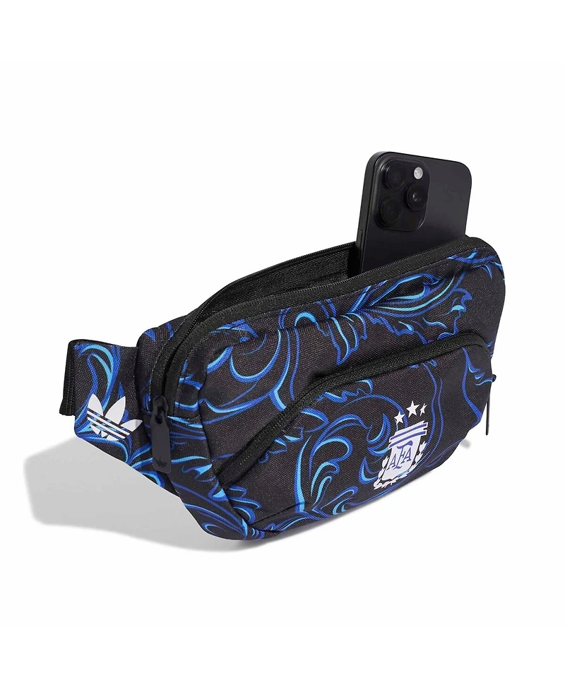 Adidas Men's and Women's Black Argentina National Team Waist Bag