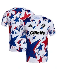 Adidas Men's White New England Revolution 2026 Americana Pre-Match Jersey