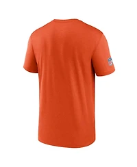 Nike Men's Orange Chicago Bears Sideline Legend Small Logo Dri-fit T-Shirt