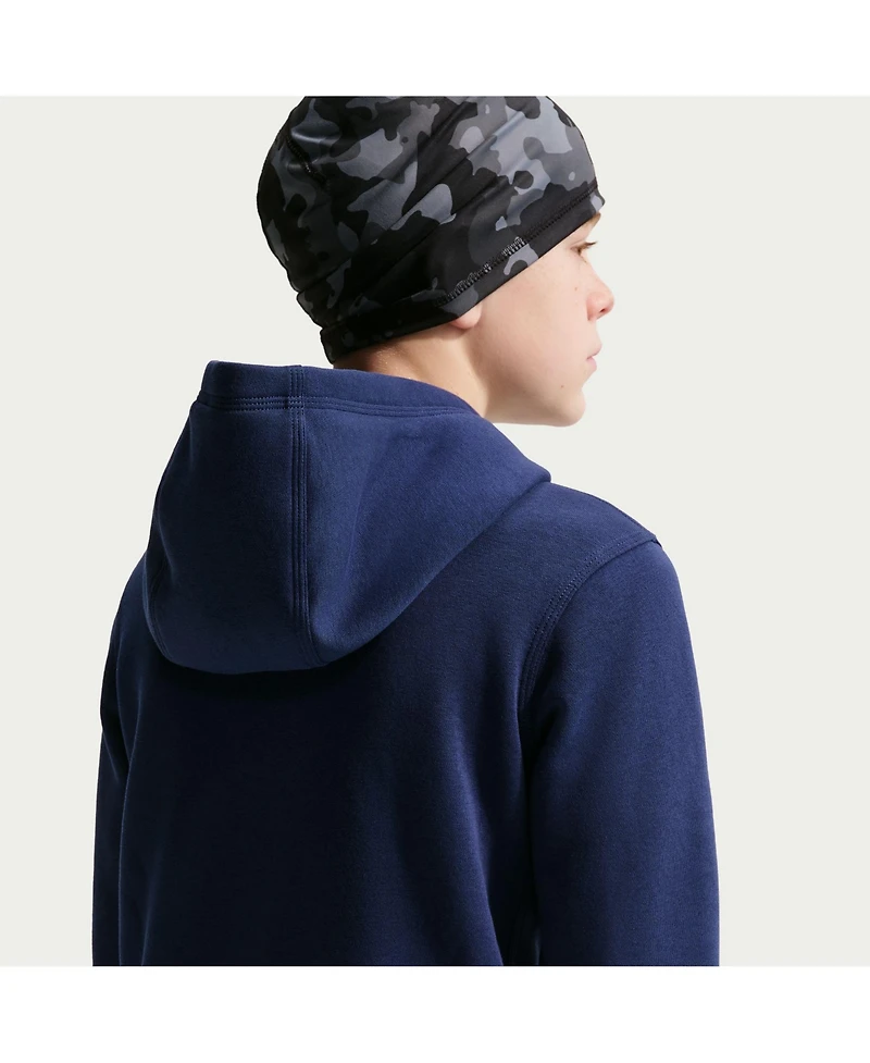 Nike Big Boys and Girls Navy England National Team Club Hoodie