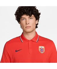 Nike Men's Red Norway National Team Dri-fit Polo Shirt