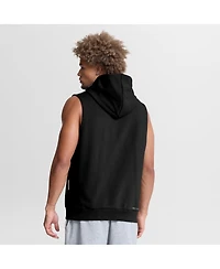 Nike Men's Black Colorado Rockies Authentic Collection Standard Issue Dri-fit Sleeveless Hoodie