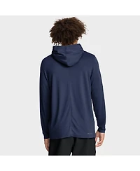 Nike Men's Navy Tampa Bay Rays Authentic Collection Dri-fit Long Sleeve Hooded T-Shirt