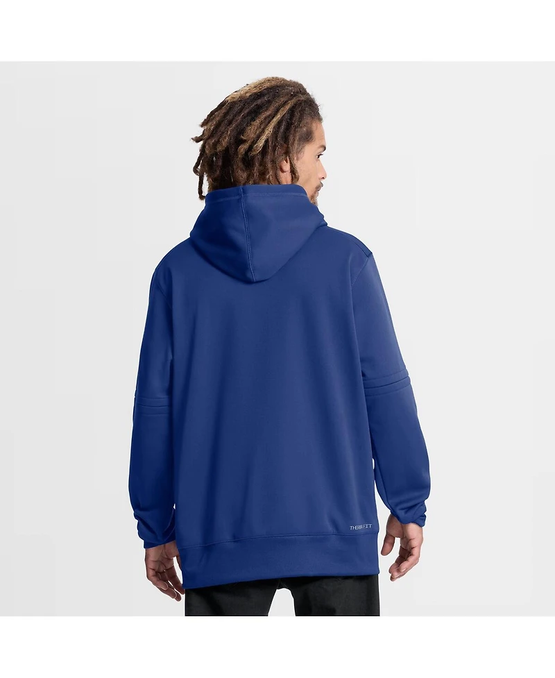 Nike Men's Royal Chicago Cubs Authentic Collection Therma-fit Hoodie