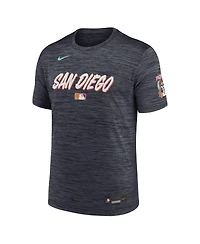 Nike Men's Obsidian San Diego Padres 2026 City Connect Authentic Collection Velocity Dri-fit T-Shirt