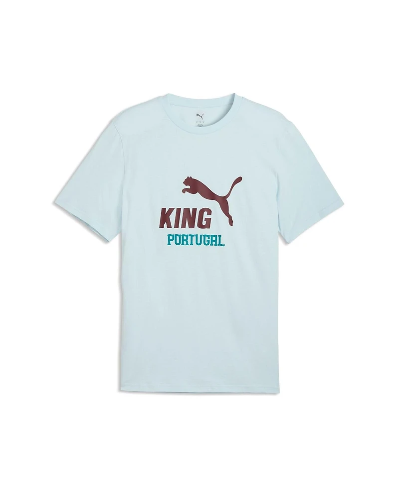 Puma Men's Mint Portugal National Team King Logo T-Shirt