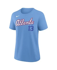 Nike Women's Ronald Acuna Jr. Light Blue Atlanta Braves 2026 City Connect Name Number T-Shirt