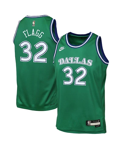 Nike Big Boys and Girls Cooper Flagg Green Dallas Mavericks Swingman Jersey - Classic Edition