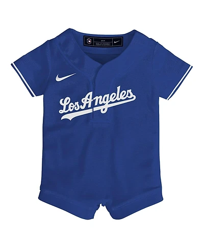 Nike Baby Boys and Girls Royal Los Angeles Dodgers Alternate Replica Romper Jersey