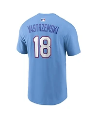 Nike Men's Mike Yastrzemski Light Blue Atlanta Braves 2026 City Connect Name Number T-Shirt