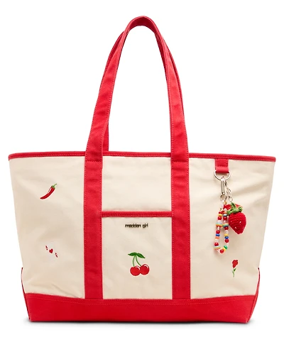 Madden Girl Romain Extra-Large Canvas Tote Handbag