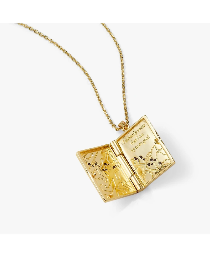 Alex and Ani Harry Potter Mischief Managed Locket Necklace