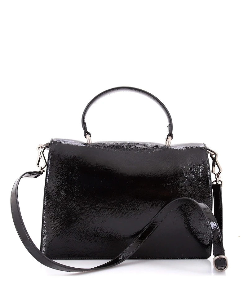 Pre-Owned Gucci Medium Dionysus Convertible Top Handle Bag Patent