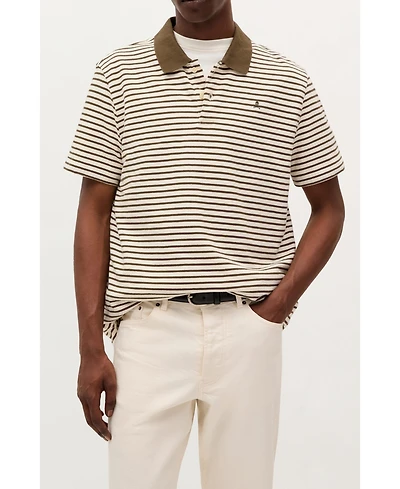 Scalpers Men's Summer Stripes Polo Shirt