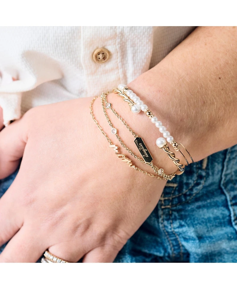 Alex and Ani Daughter Infinity Chain Double Strand Bracelet
