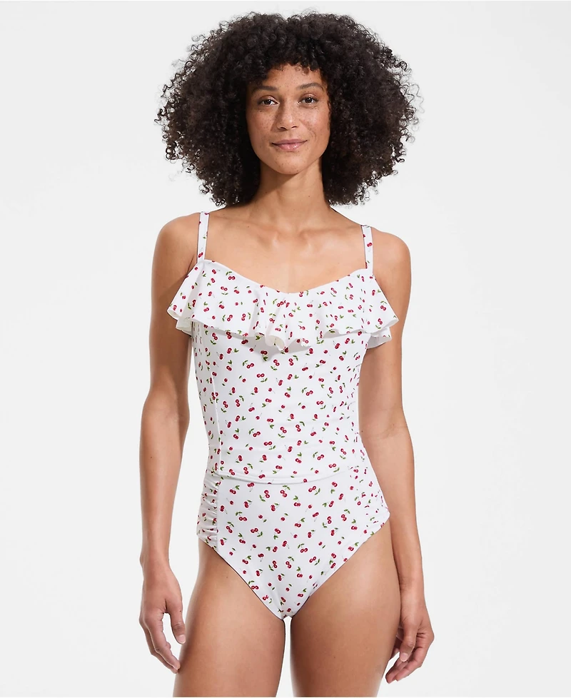 Lands' End Women's Ruffle Midkini Set