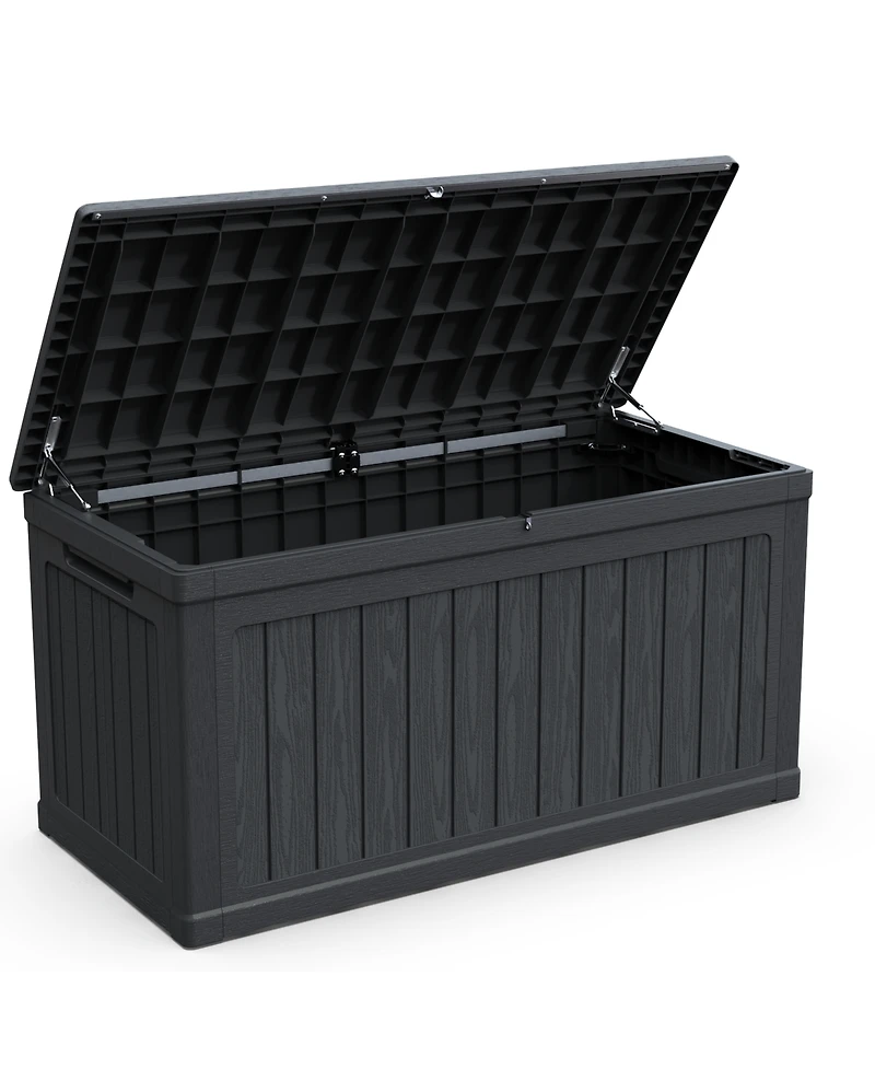 sumyeg Xxl 230 Gal Waterproof Outdoor Storage Patio Deck Box