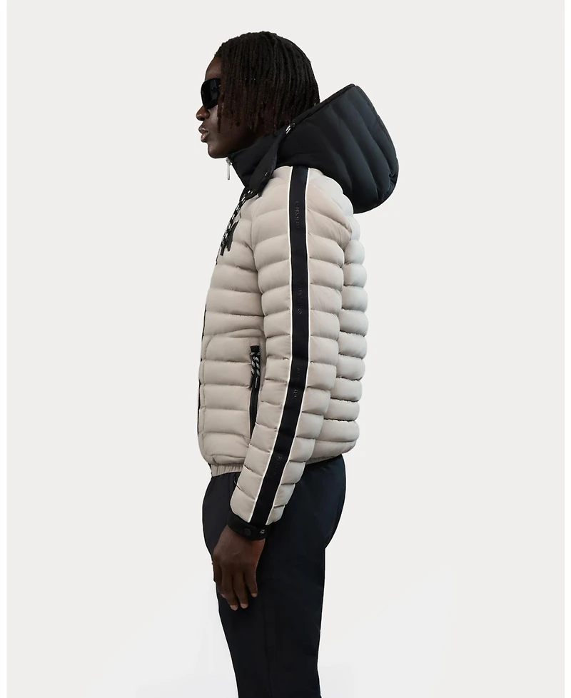 Alpenhaus Men's Uriage Lightweight Bomber Puffer with Removable Hood