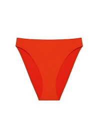 Lauren Ralph Lauren Women's Sunburst Orange High Leg Modern Coverage Swim Brief