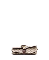 Pre-Owned Gucci Blondie Flap Pocket Belt Bag Gg Coated Canvas