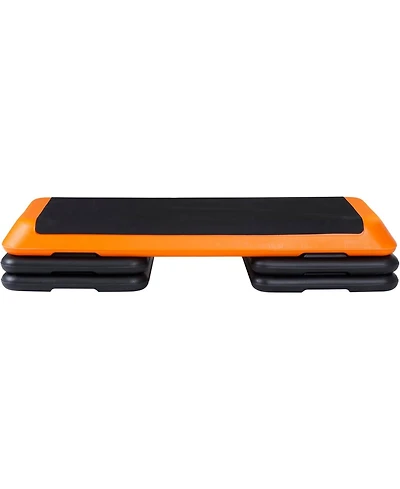 Zeny 43 Exercise Aerobic Step Platform Adjustable Fitness Stepper with 4 Stackable Risers Aerobics Stepper Workout Stepper