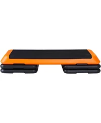 Zeny 43 Exercise Aerobic Step Platform Adjustable Fitness Stepper with 4 Stackable Risers Aerobics Stepper Workout Stepper