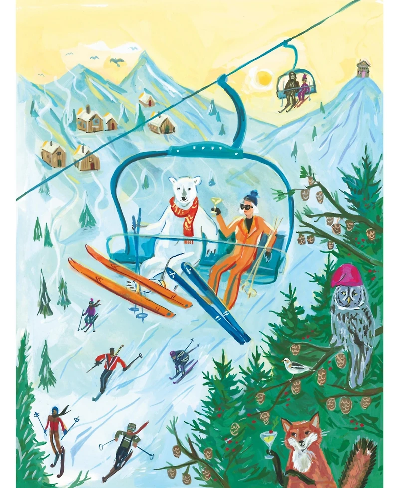 New York Puzzle Company Last Chair Chill 1000 Piece Puzzle