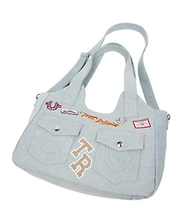 True Religion Agusto Multi Patch Soft Tote