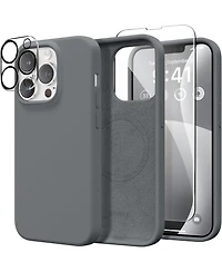 Gonez Magnetic for iPhone 13 Pro Max Case, Compatible with MagSafe, Silicone Shockproof Anti-Scratch Protective Phone Case