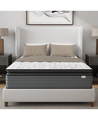 Clihome Isabella 14 Inch Hybrid Pillow Top Mattress