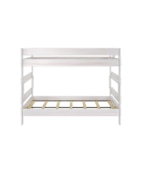 Max and Lily Farmhouse Bunk Bed for Kids Solid Wood