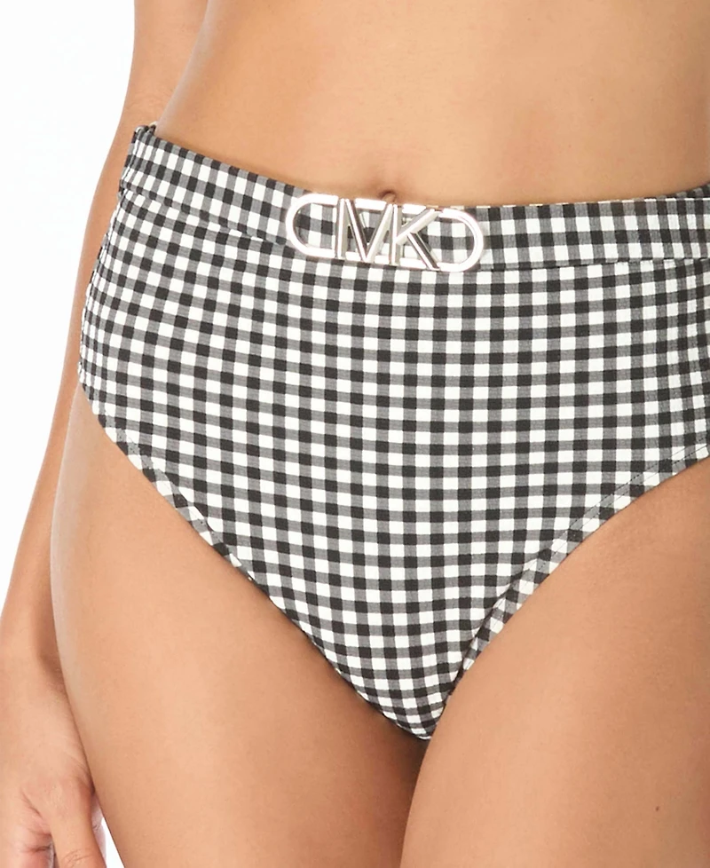 Michael Kors Women's High-Waist Hipster Swim Bottoms