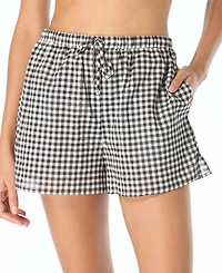 Michael Kors Women's Pull-On Swim Cover Up Shorts
