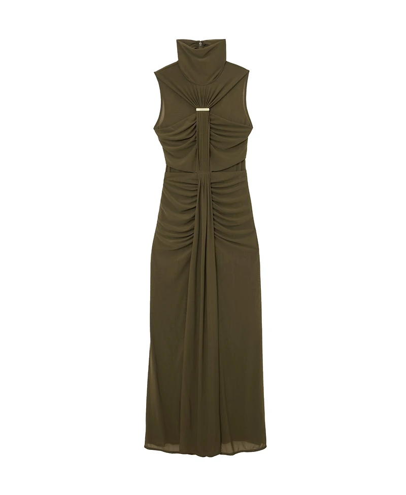Reiss Women's Ruched Sleeveless Maxi Dress