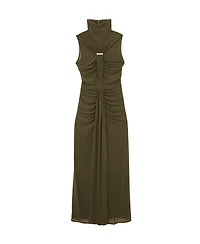 Reiss Women's Ruched Sleeveless Maxi Dress