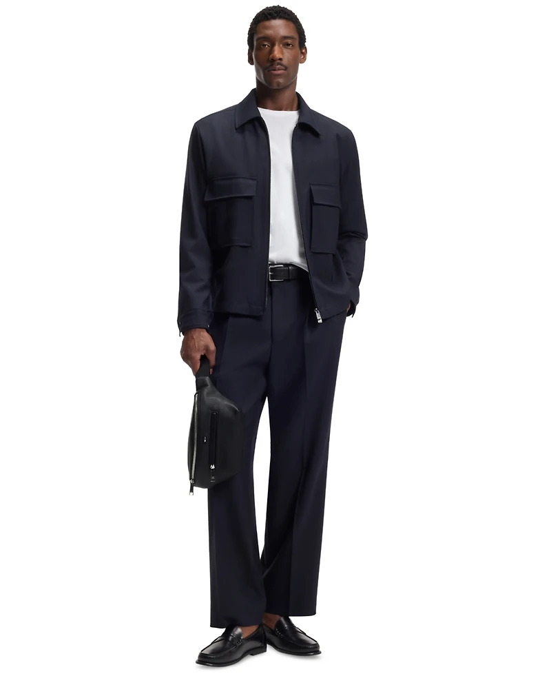 Boss Men's Ray Zip Top Belt Bag