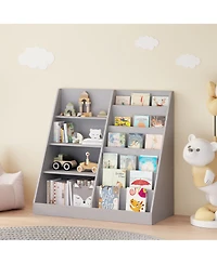 Rainsken Kids Bookshelf and Toy Storage Organizer