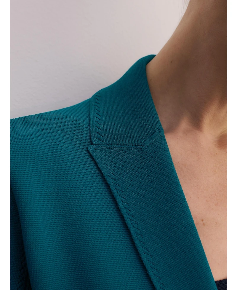 The Fold Women's Somerton Sculpt Knit Blazer