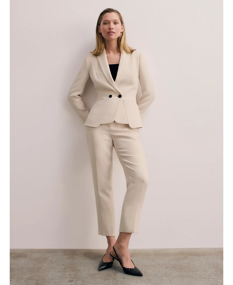 The Fold Women's Caselle Doppio Crepe Blazer