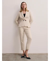 The Fold Women's Caselle Doppio Crepe Blazer