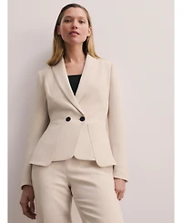 The Fold Women's Caselle Doppio Crepe Blazer