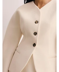 The Fold Women's Ravello Long Sleeve Tailored Jacket