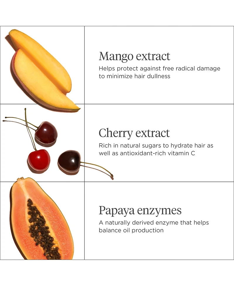 Briogeo Superfoods Mango + Cherry Balancing Shampoo, 12.5 oz.